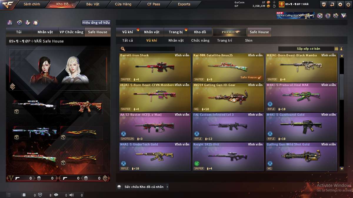 shop acc cf uy tin gia re
